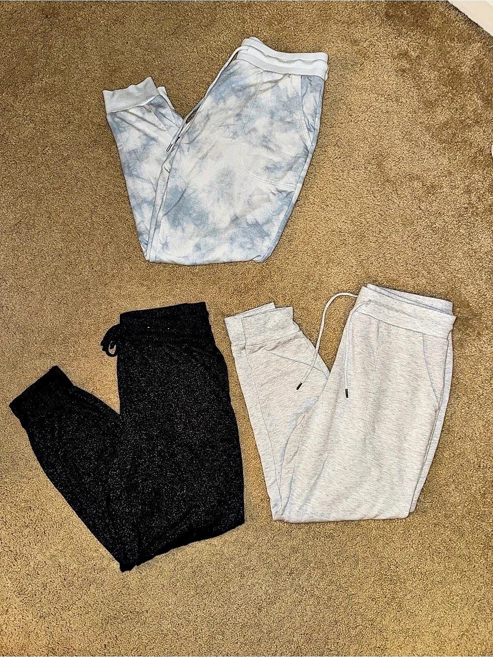 Set of 3 Stars Above Beautifully Soft Fleece Jogger Pants